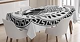 Ambesonne Retro Tablecloth, Roman Antique Beauty