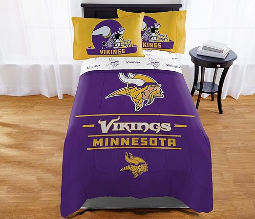 Amazon Com Northwest Nfl Minnesota Vikings Monument Twin Full