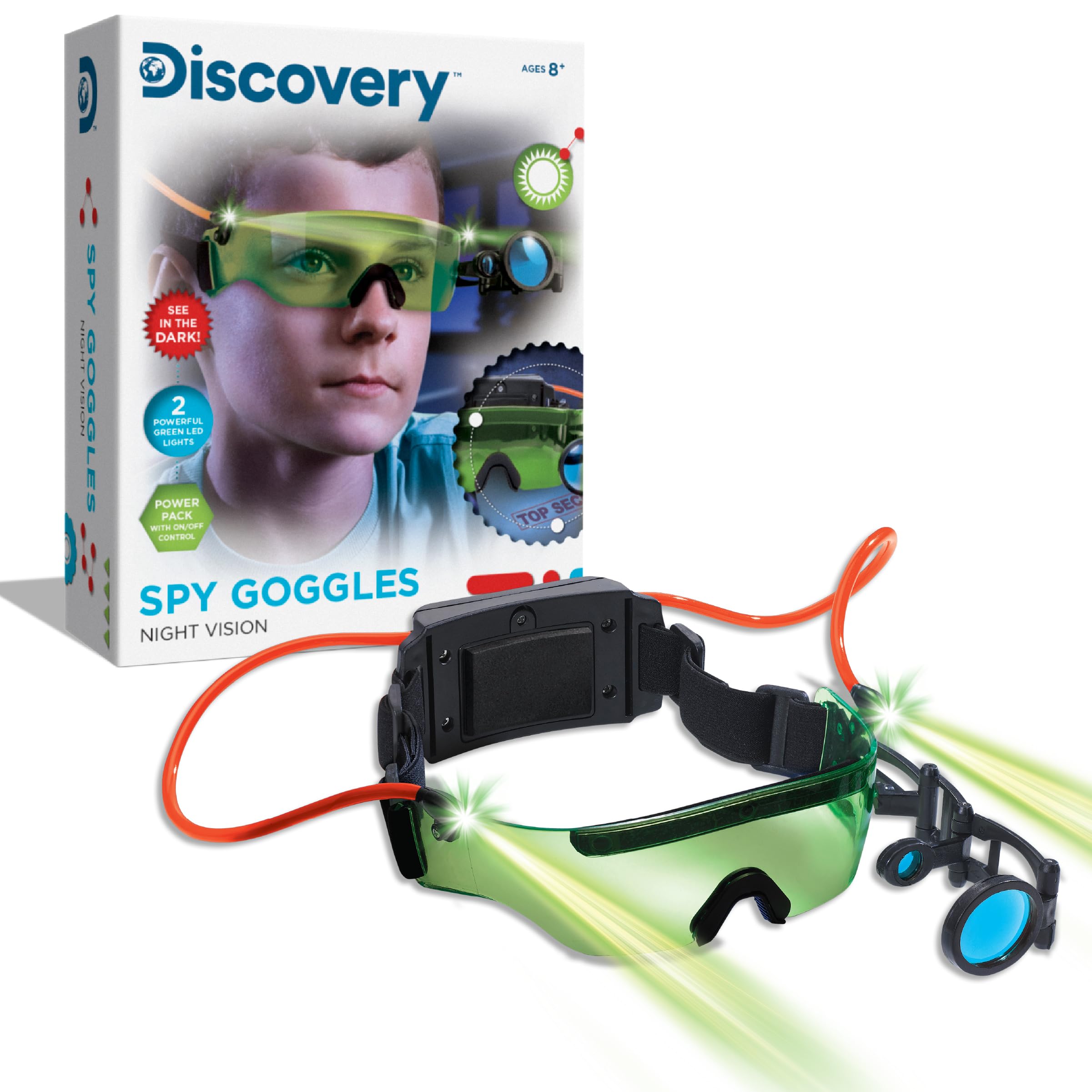Discovery Toy - Night Vision Goggles - Night Vision Binoculars, Binoculars Kids, Spy Glasses, Spy Gadgets, Kids Toys