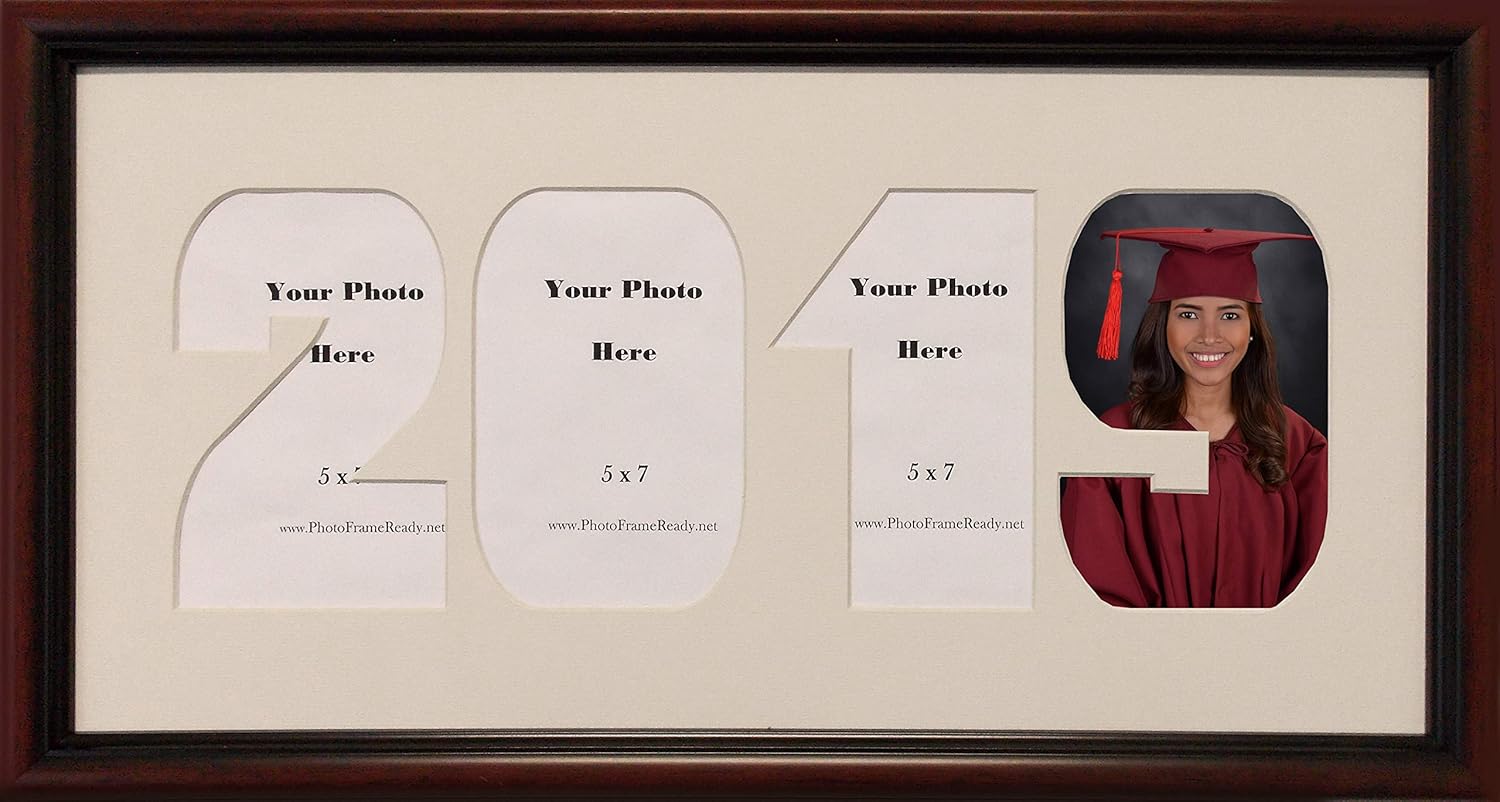 Graduation Year Collage 2019 Photo Frame Holds 45x7