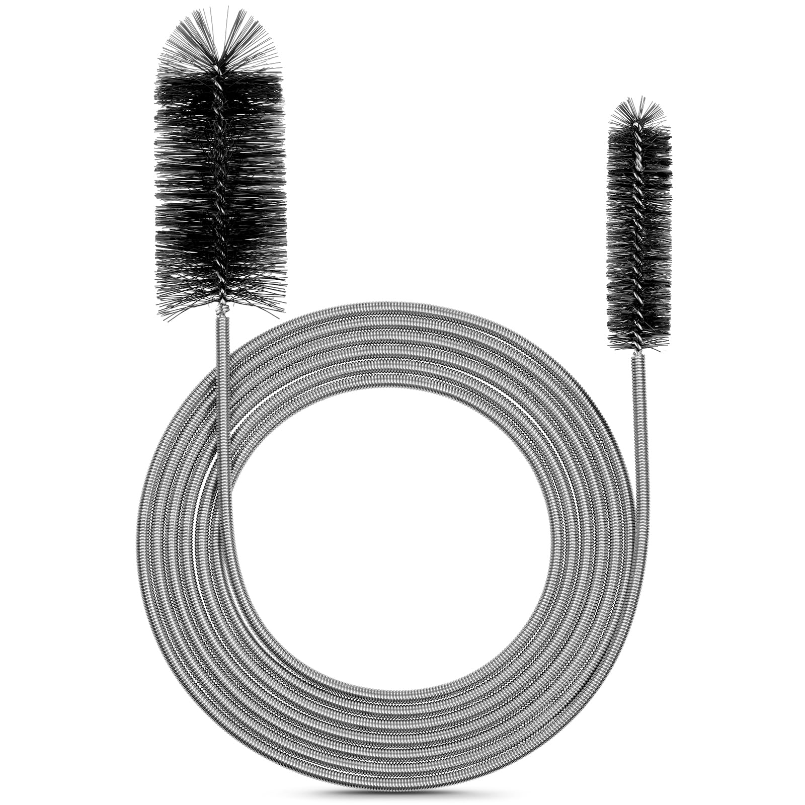 Zocipro Flexible Feeding Tube Cleaning Brush, Multifunction Long Pipe Cleaner Brush, Flexible Drain Brush Tube Cleaning Brush for Shower Drain Refrigerator Aquarium Drain Hole