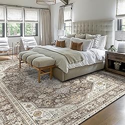 HILORUUG Washable Area Rug 9x12 - Bedroom Living