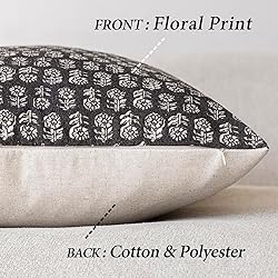 Foindtower Set of 2 Decorative Vintage Floral Print