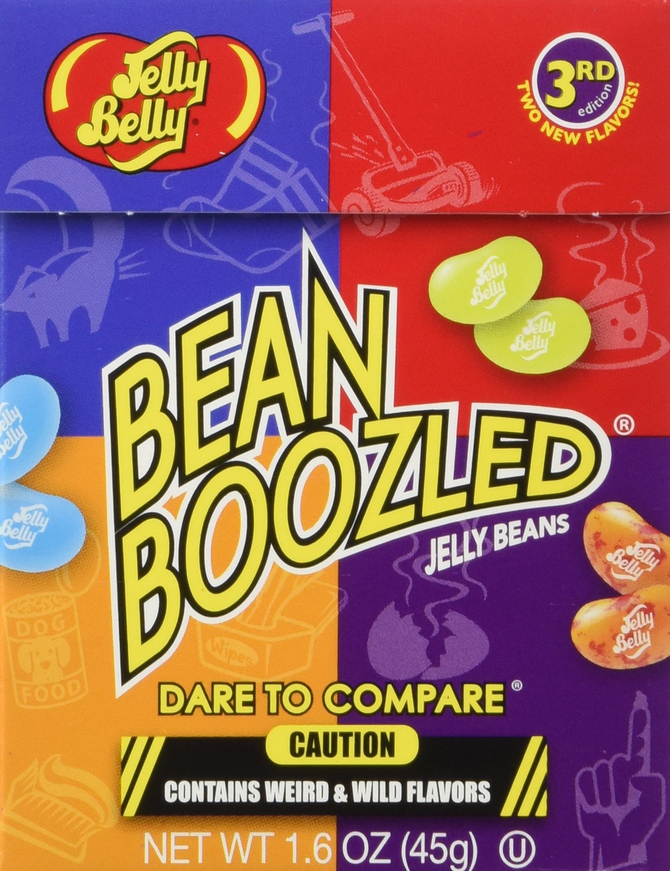Jelly Belly Bean Boozled 3rd Edition New Flavors Stinky Socks Beans, 1.