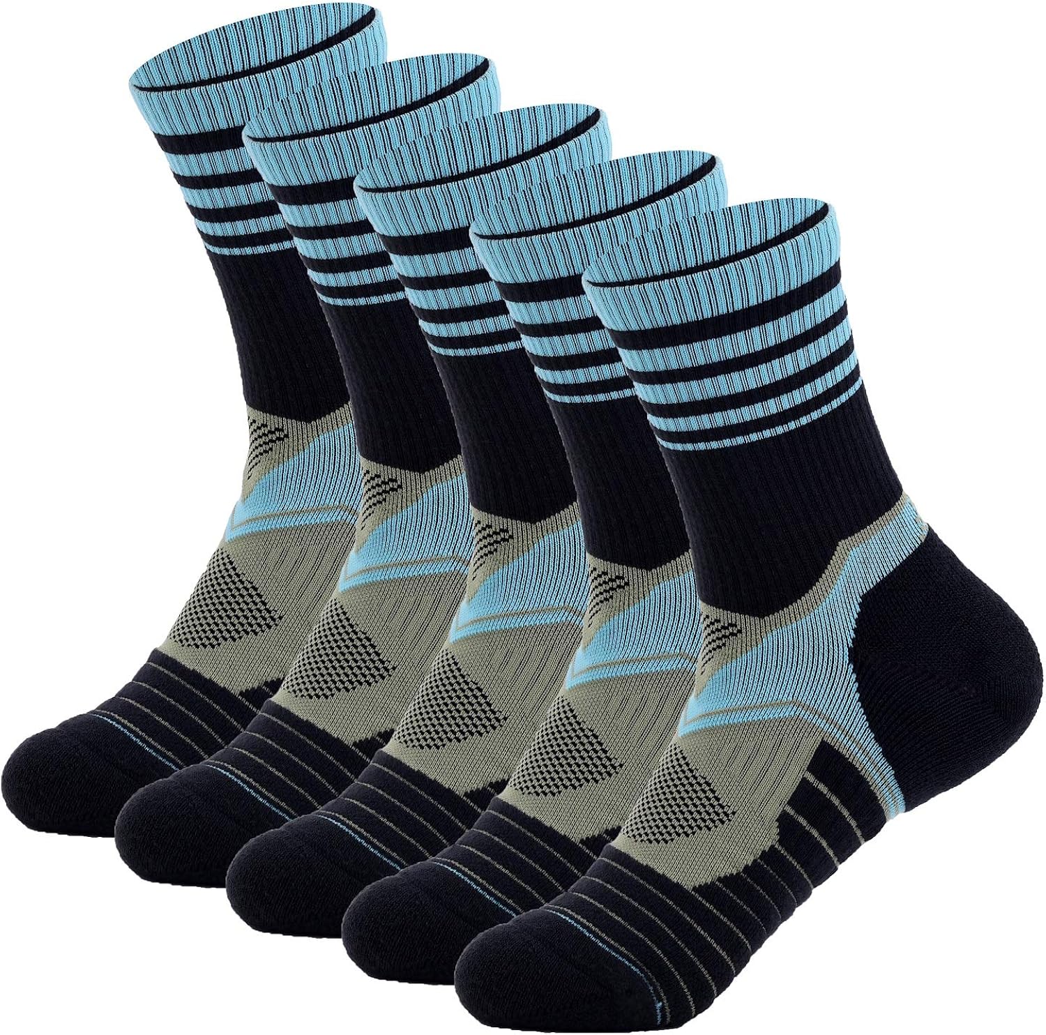 Kodal Copper Infused Running Socks No Smell Ankle Support Socks Anti Slip