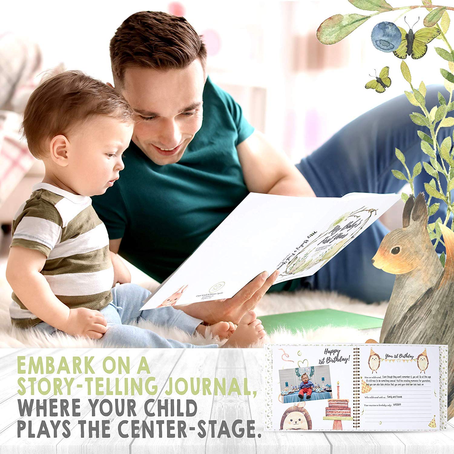 Baby First 5 Years Memory Book Journal/