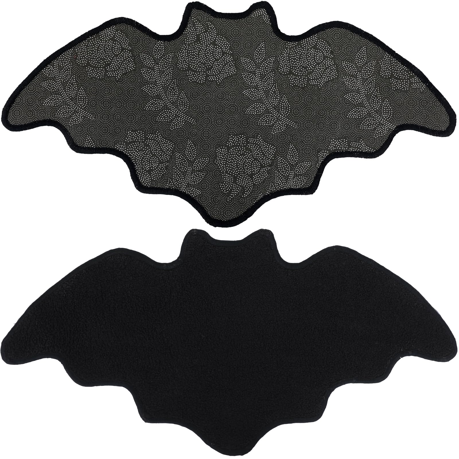 Photo 1 of Bat Bath Mat Bathroom Rug for Spooky Decor,Gothic Witchy Mat for Bathroom,Horror Halloween Black Bats Mat for Kitchen