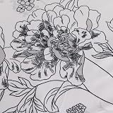 Loussiesd Floral Duvet Cover Set White 2 Pieces Pillow Shams Included view 3