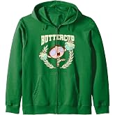 The Powerpuff Girls Buttercup Cheerleader Outfit Retro Zip Hoodie