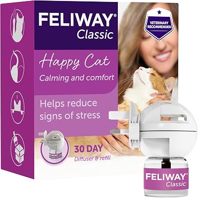 Feliway Classic 30 Day Cat Calming Plug In Diffuser 48ml Starter Kit