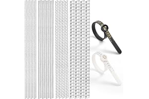 JANETIHUI Ring Sizers for Loose Rings, Ring Adjuster for Loose Rings Women & Men,16 Pack Adjusters & 2 Ring Sizers with Magnifier, Ring Size Guard, Spacer & Tightener, Invisible Resizer, Stabilizer, Secure Fit