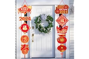 WYRJXYB Chinese New Year Decoration 2024 Chinese New Year Decor Year of the Dragon Lunar New Year Decorations Chinese Couplets Spring Festival Banner
