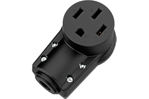 NEMA 14-50R Plug,14-50 50A/125/250V Female Connector, (ETL Certified) 50Amp 125/250Volt Cord End Socket, Female 50A Dryer Rec