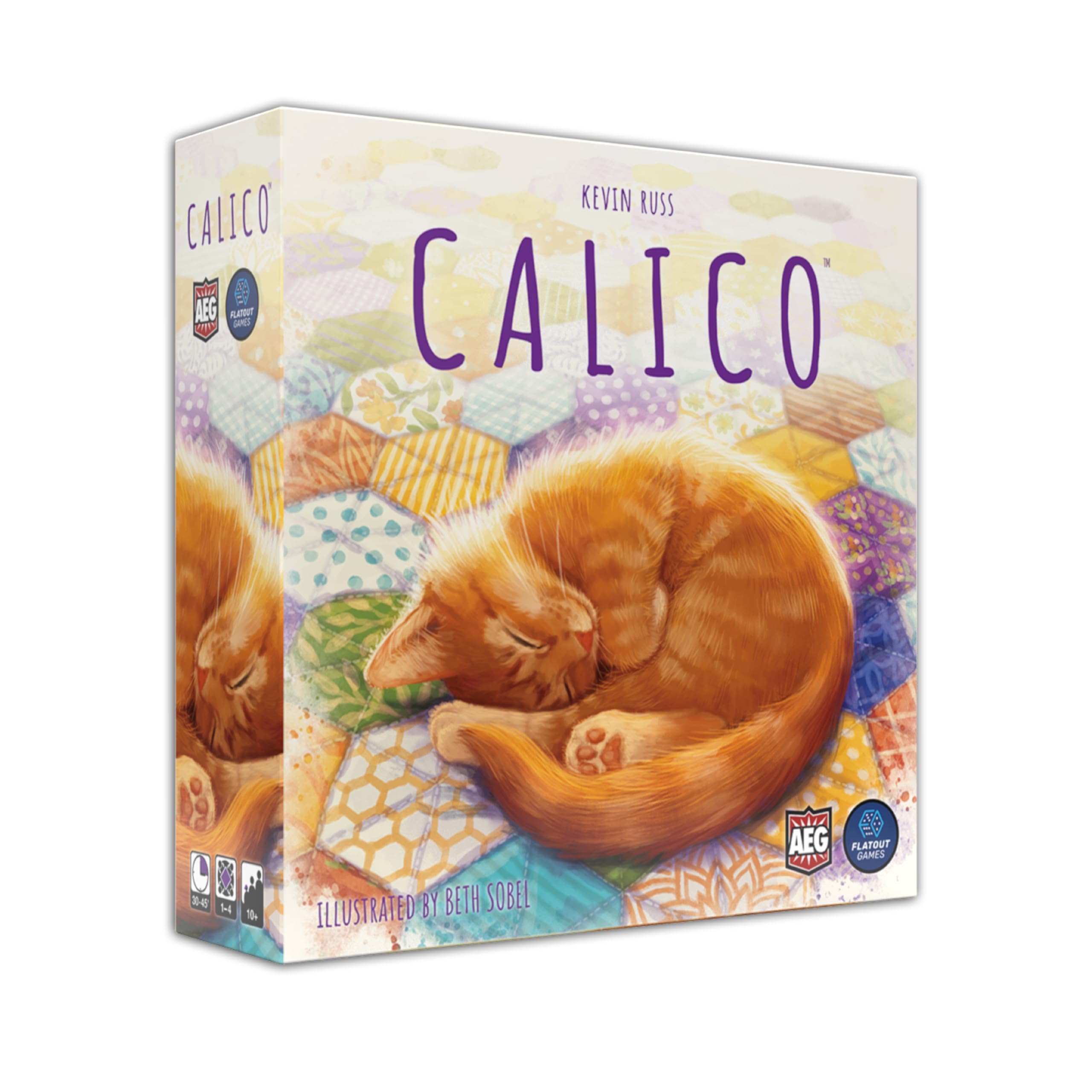 AEG & Flatout Games | Calico - Award Winning Board Game for the Whole Family | From the Creators of Cascadia | Easy to Learn | Quick to Play | Make Quilts and Attract Cats! | Ages 10 and up