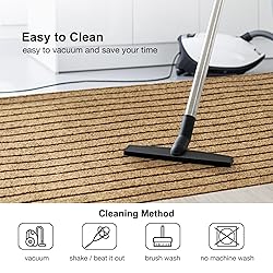 BESTVUE 2' x 80' Runner Rugs with Rubber