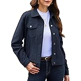 YUCOLEN Women's Corduroy Jacket Shacket - Trendy Cropped Button Down Coat Dressy Long Sleeve Shirts Casual Tops Outfits 2026