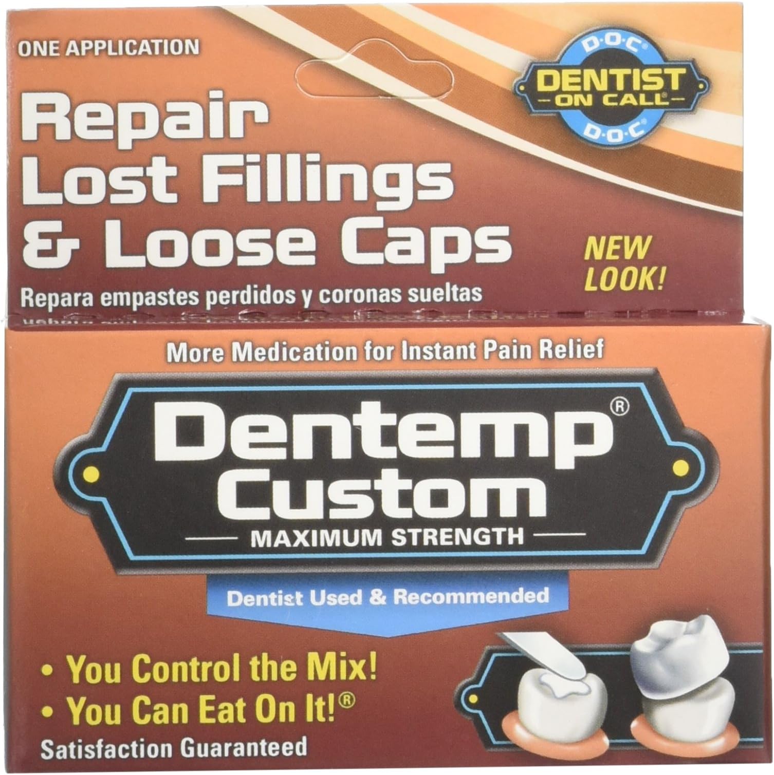 Dentemp Temporary Cavity Filling Mix - 1 App
