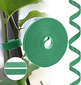 URAQT Fastening Tape Hook and Loop Cable Ties 10mm x 10m Green