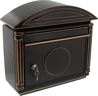 Burg-Wächter Briefkasten im südländischen Stil, A4 Einwurf-Format, Alu-Guss, Venezia 1899 BC, Bronze