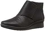 CLARKS Women's Caddell Rush Boot, Black, 7 W US