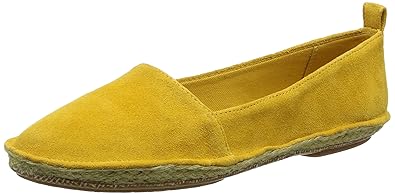clarks ladies yellow shoes