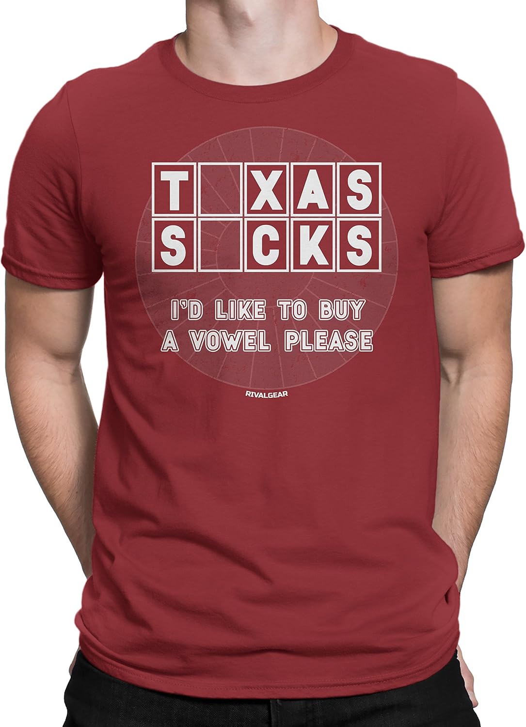 Texas Haters Buy a Vowel T-Shirt for Fans in Oklahoma