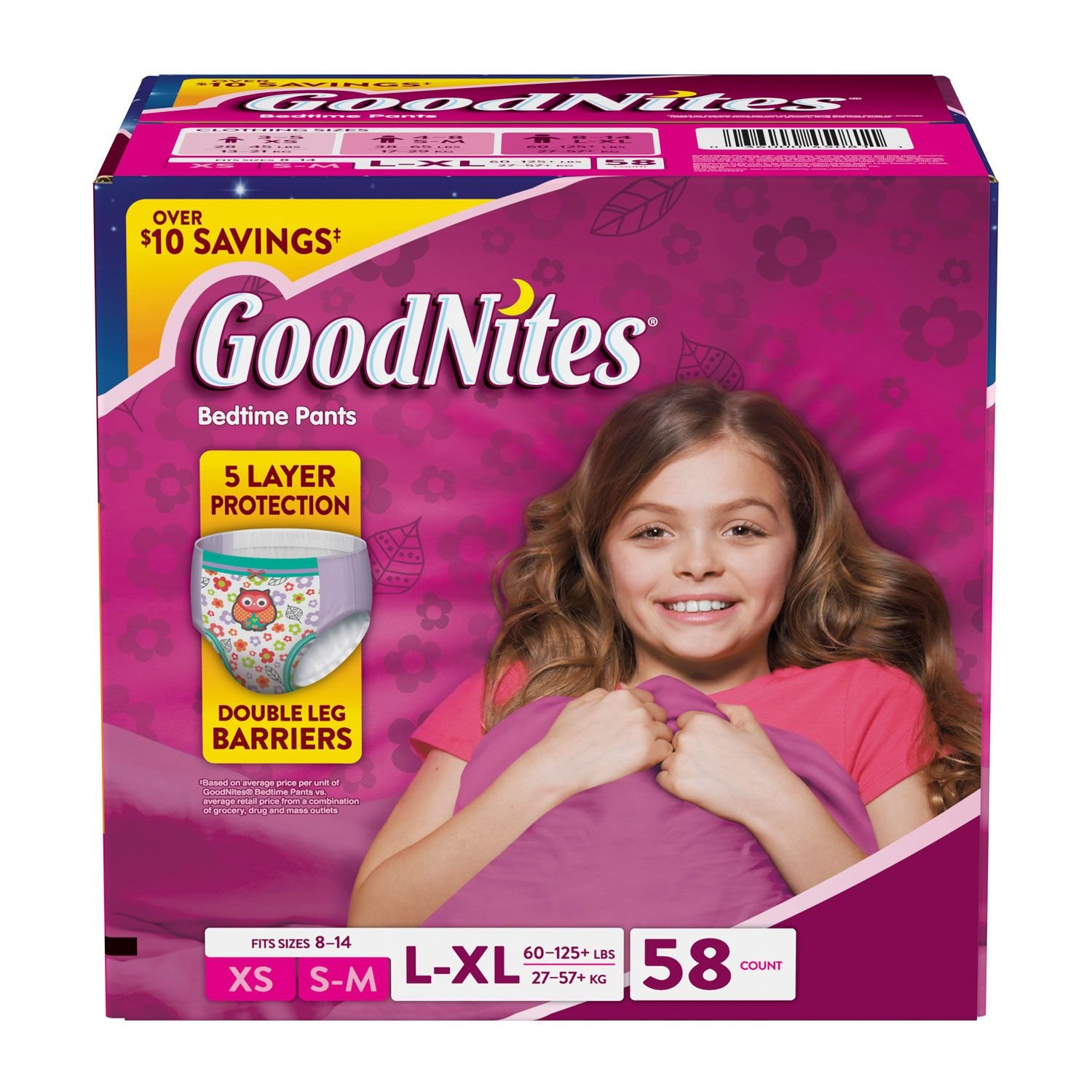 huggies goodnites xl