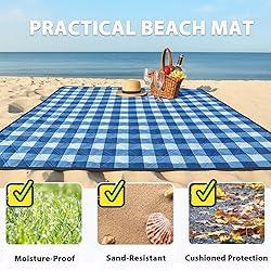 TigeJoy Extra Large Picnic Blanket Waterproof