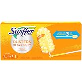 Swiffer 360 Dusters Extender Kit, 3 Unscented Dusters With Extendable handle (Packaging May Vary)