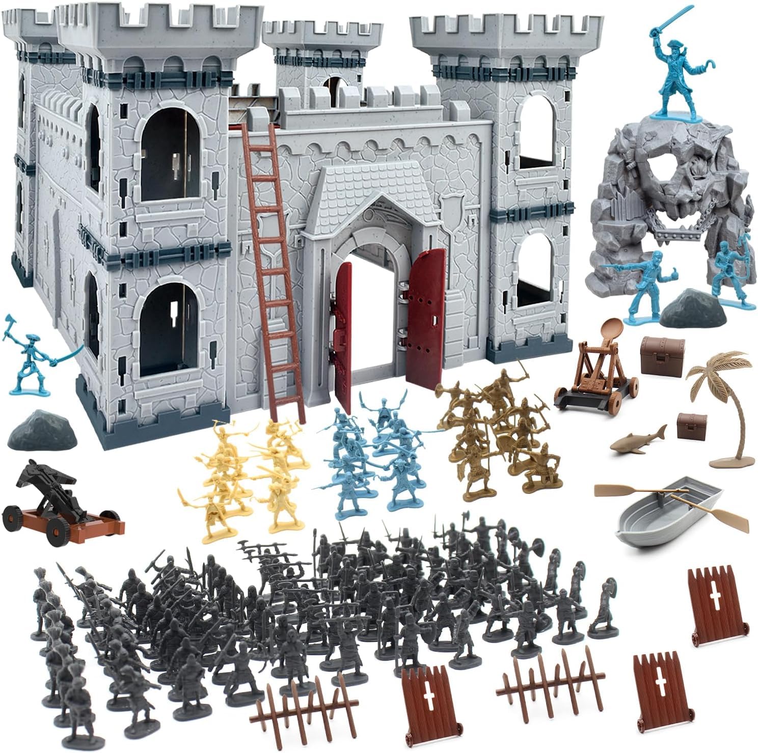 Mostop Medieval Castle Knight Toy Soldier Figures