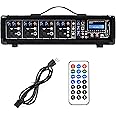 Seismic Audio - SA-MA4C - 4 Channel 200 Watt Powered PA Head Mixer with Bluetooth and Effects