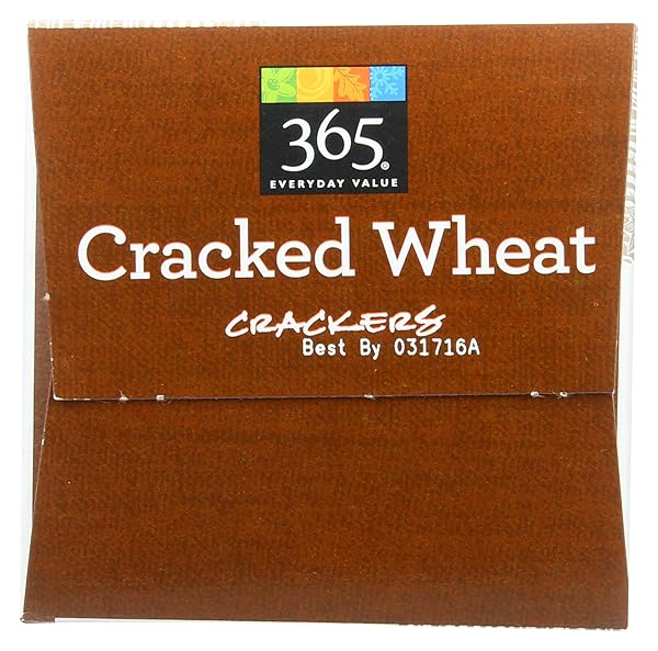 365 EVERYDAY VALUE, CRACKED WHEAT CRACKERS, 10.6 OUNCE