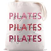 JNIAP Pilates Instructor Gift - Mind Tote Bag for Pilates Teacher Workout