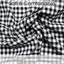 Pico Textiles 5 Yards Bolt Black and White Buffalo