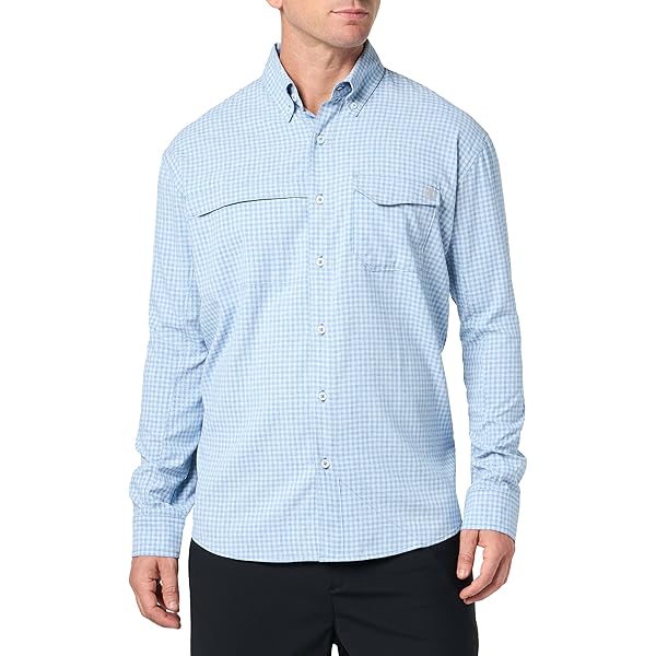 HUK Scale Shacket, DWR Insulated Performance Fishing Shirt Jacket Veste Homme