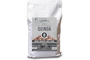 Royal Organic Tri Color Quinoa | OA Quinoa Now Greenfit | Non-GMO, Gluten-Free, Vegan, and Organic | Complete Protein, High Fiber, Low-Calorie Tri-Color Quinoa | (25 Pound - Pack of 1)