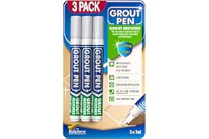 3 X Light Grey Grout Pens for Restoring Tile Grout