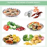 Buylorco Steamer Basket Stainless Steel Folding Vegetable Steamer Small view 5