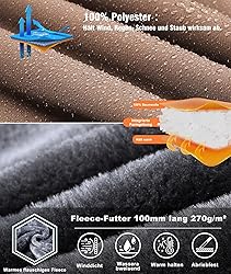 Zoofly Mens Winter Jackets Water Resistant Ripstop