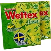 Wettex The Original Dishcloth Swedish superabsorbent Sponge Cloth 10 ct (Pack of 2)