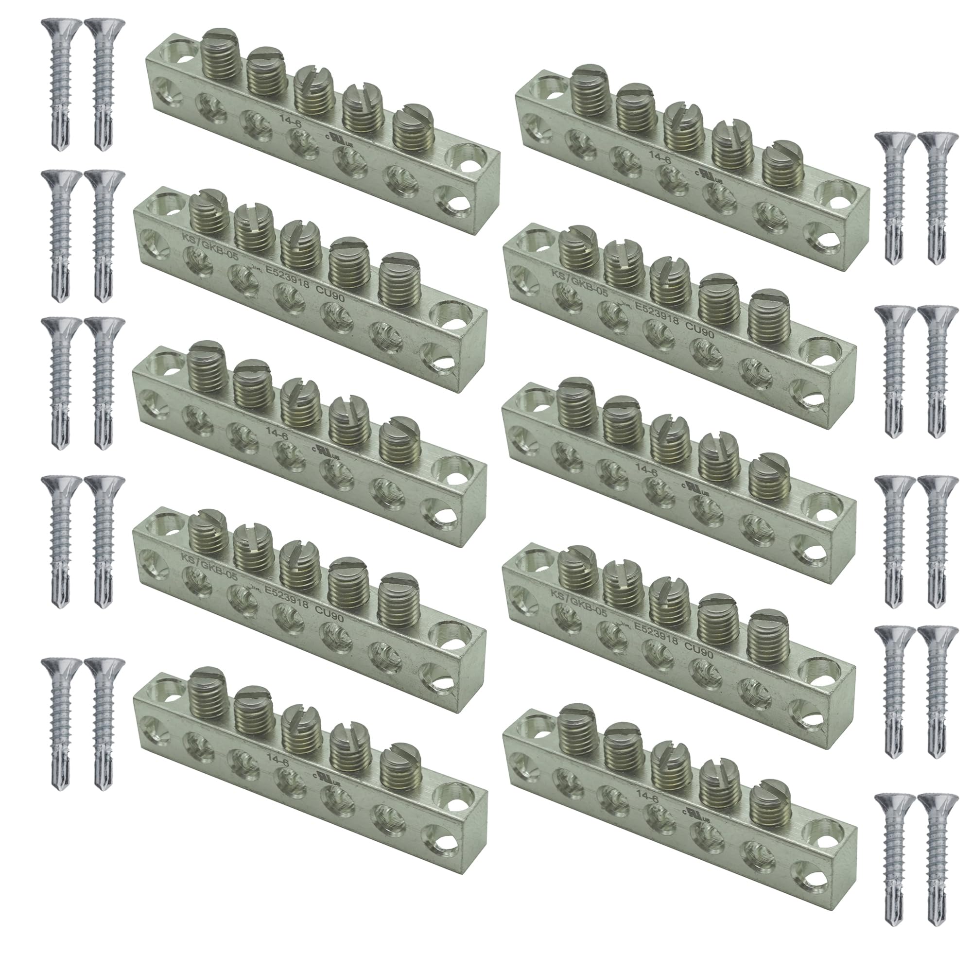 UL Certified Ground Bar Kit, Max Wire Dia 4