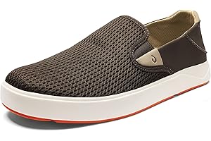 OLUKAI Lae'ahi Men's Slip On Shoes, Versatile & Casual Everyday Sneaker, Lightweight & Breathable Mesh, All-Day Wear & Comfort