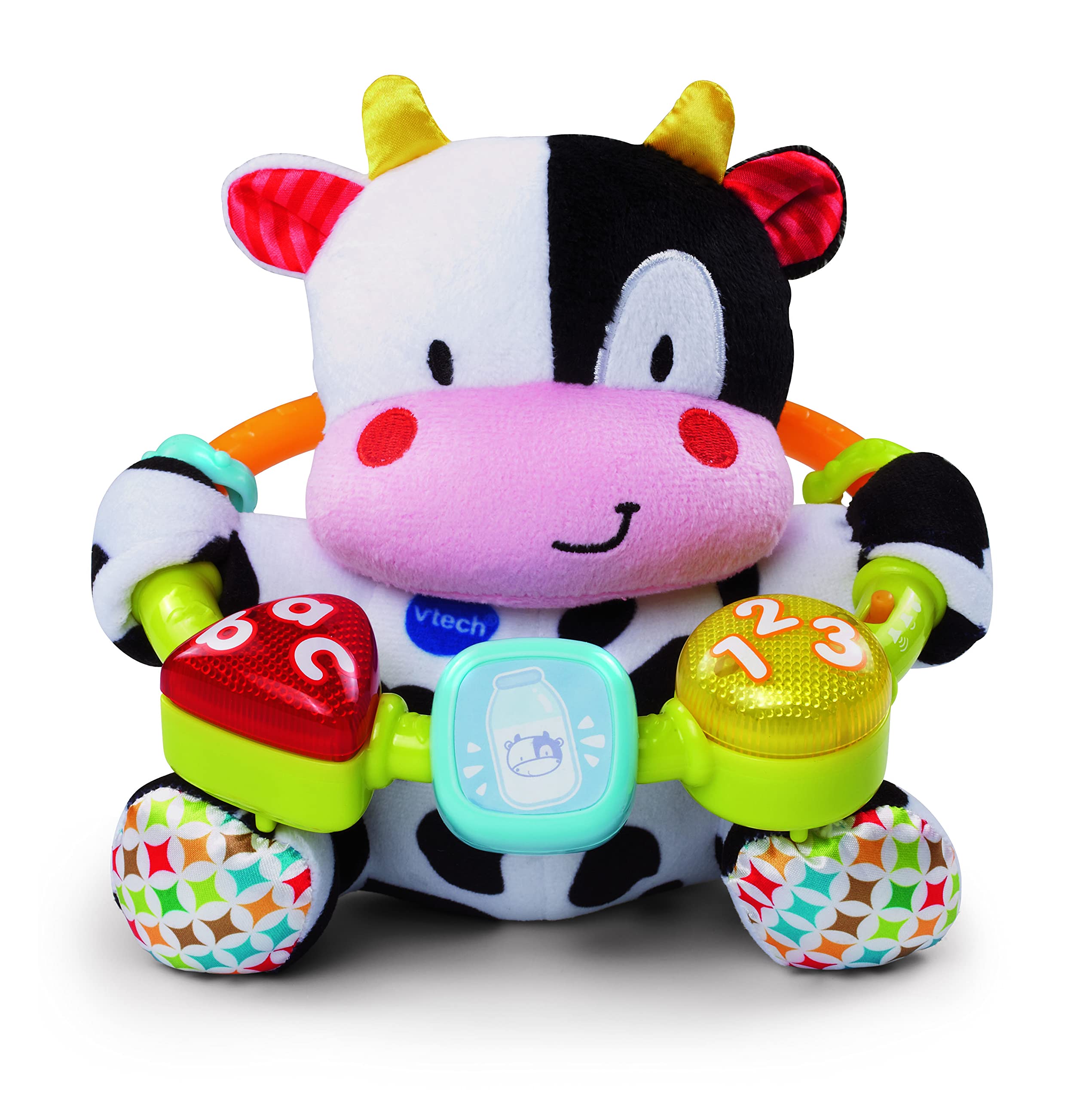 VTech 166003 Baby Little Friendlies Moosical Beads Baby Toy Baby Educational and Sensory Toy with Music and Light For Babies and Toddlers from 3 Months+, English Version