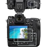 PCTC Screen Protector for Nikon Z9 Z8 Z 8 Z 9 Camera + Top Screen [2+2Pack], Tempered Glass Screen Protector 0.3mm 9H Hardness Anti-Scrach Anti-Bubble