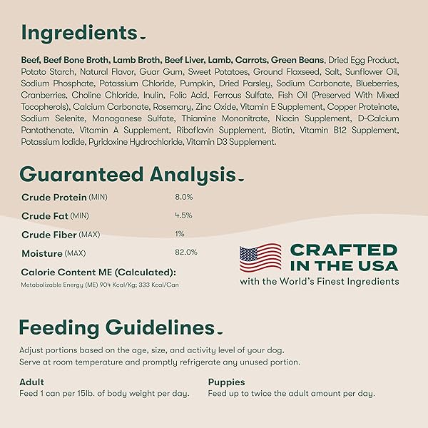 JINX BONE BROTH STEW FOR DOGS – BEEF & VEGETABLES RECIPE – GRAIN-FREE WET DOG FOOD & TOPPER FOR PICKY EATERS – PROMOTES LEAN MUSCLE GROWTH, A HEALTHY COAT & IMPROVED DIGESTION – 13 OZ, 12 PACK