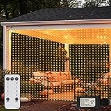 ZAIYW 1200 LED Curtain Lights 10x10Ft, Plug in
