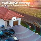 Cinnado Solar Security Camera Outdoor Wireless 2K PIR Color Night Vision view 9