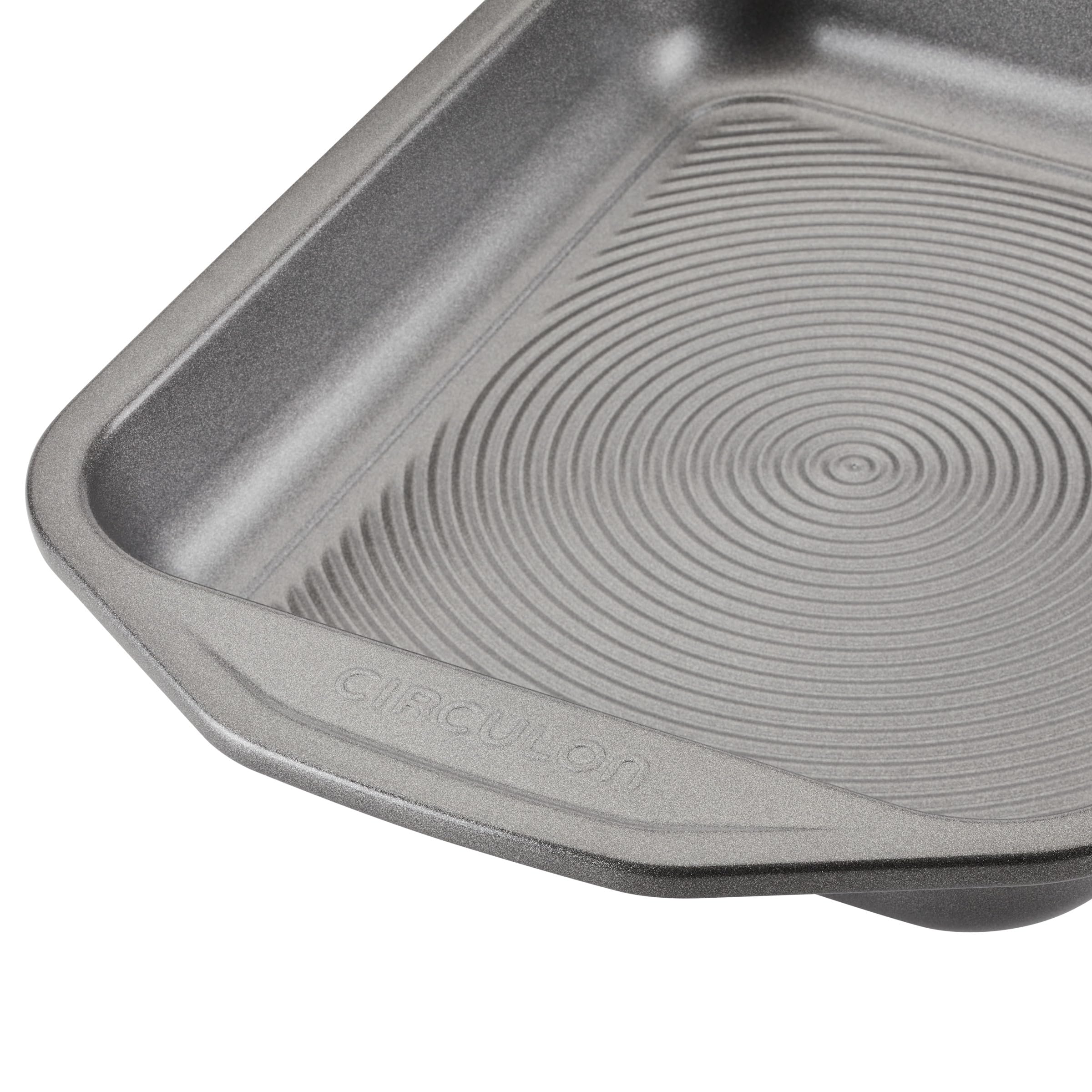 Circulon Total Bakeware Nonstick Toaster Oven & Personal Pizza Pan Baking Set, 4-Piece