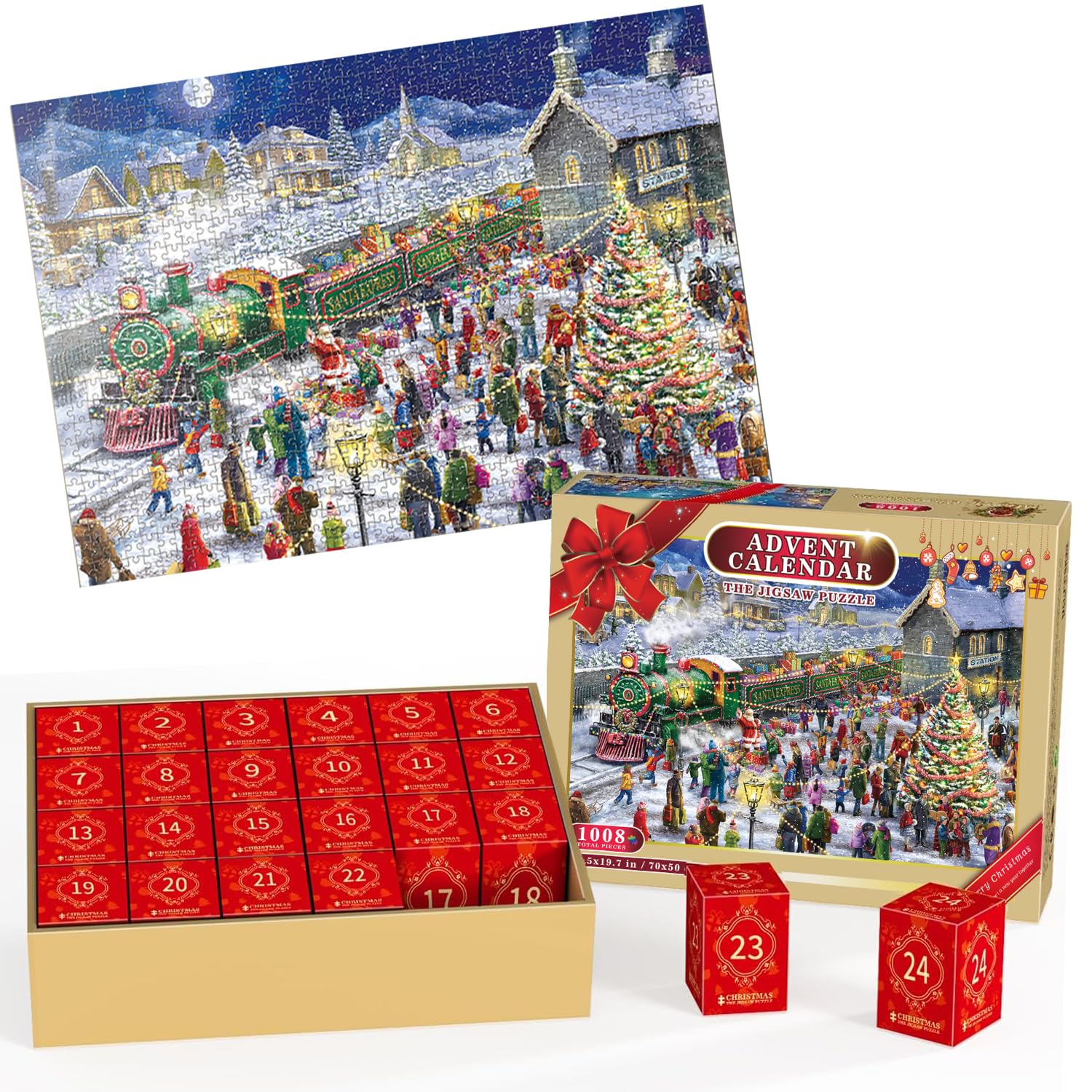 AEL Christmas Advent Calendar 2024 Jigsaw Puzzles Christmas Holiday ael-christmas-advent-calendar-2024-jigsaw-puzzles-christmas-holiday