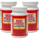 Mod Podge Gloss Waterbase Sealer, 8 oz Glue &amp; Decoupage with A Gloss Finish- (Pack of 3)